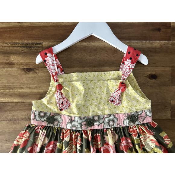 Matilda Jane Vintage Serendipity Floral Perfect Day Knot Sleeveless Dress 6 - Picture 5 of 10